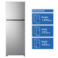 海信326L银色全新冰箱