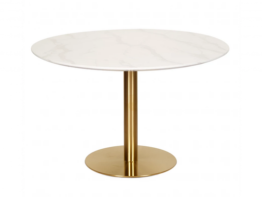 歌剧大尺寸餐桌 白阿加里亚大理石纹款