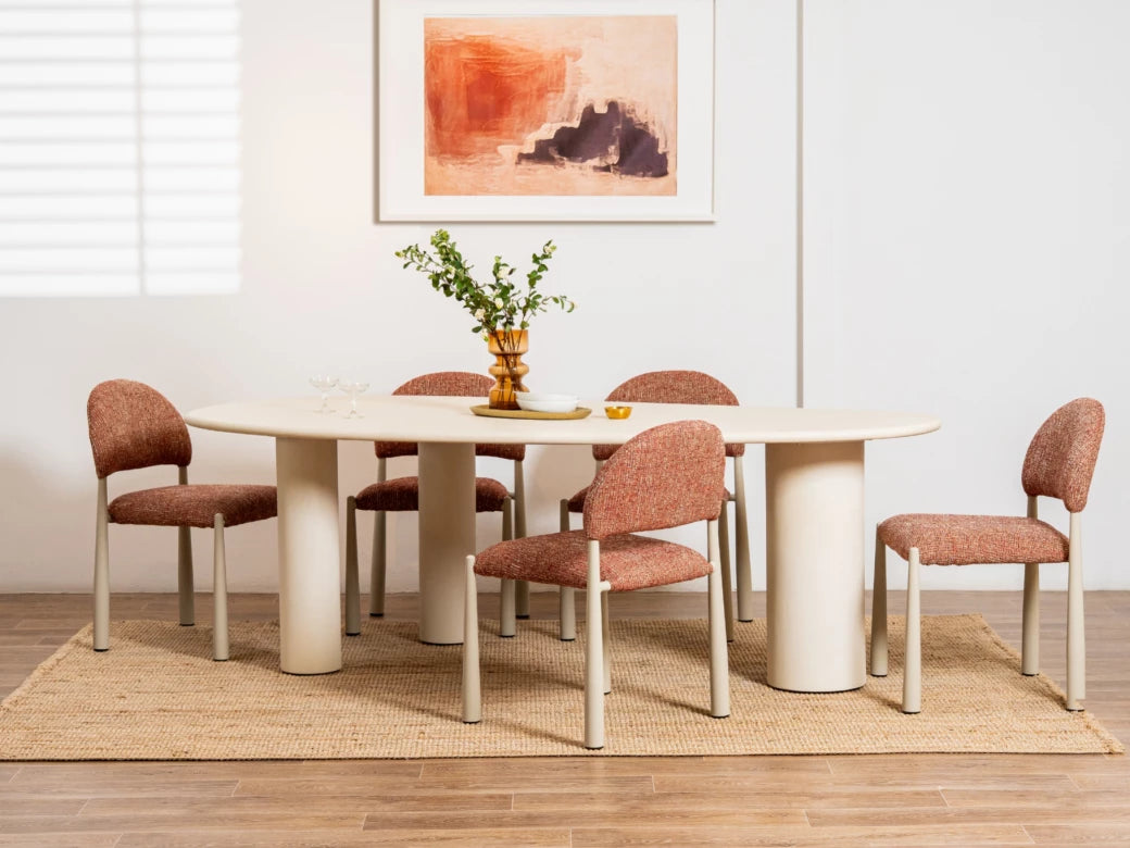 海岸曲线餐桌卵石