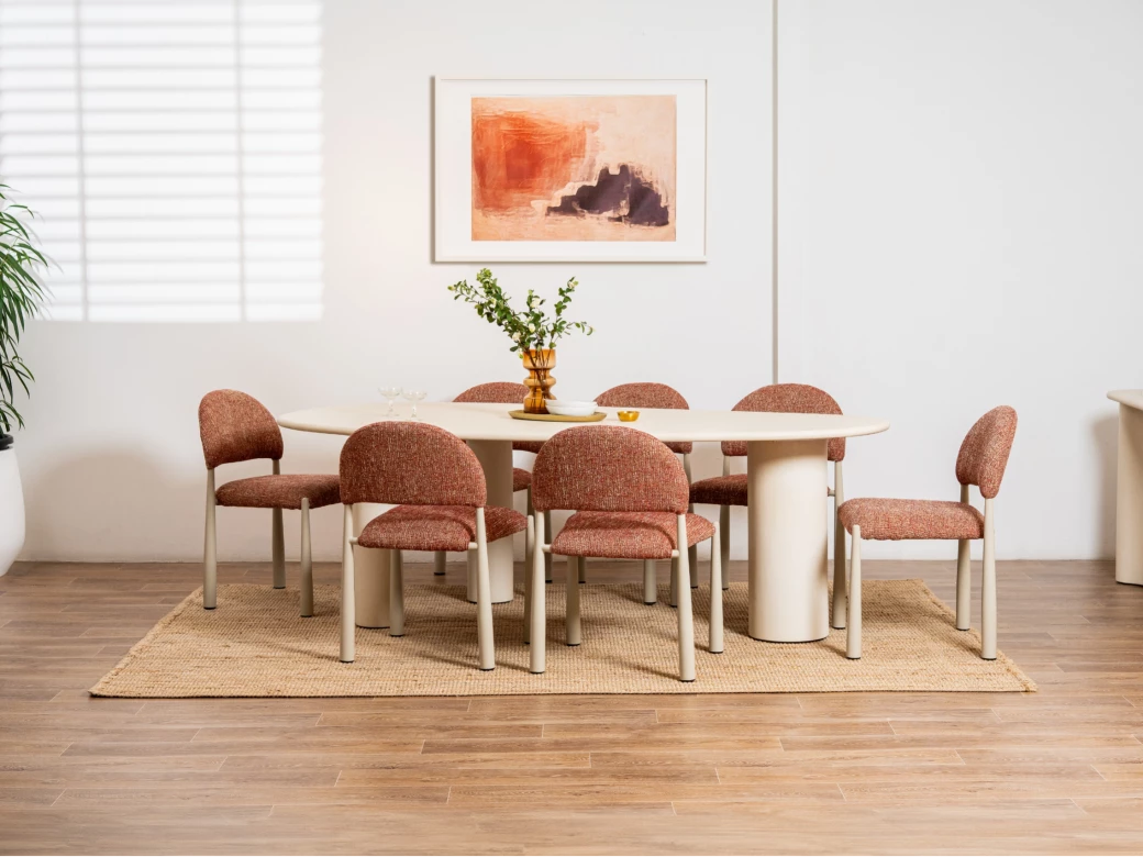 海岸曲线餐桌卵石