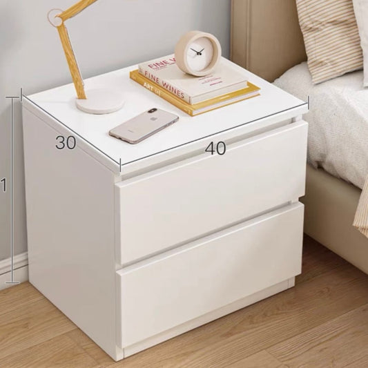白色简约床头柜