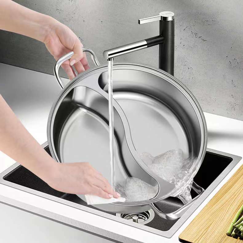 家用不锈钢电磁炉鸳鸯火锅